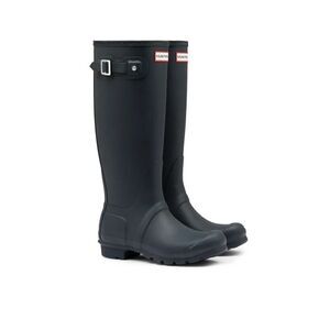 Hunter original tall rainboots navy blue size 7/8